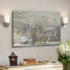 God Canvas Prints - Jesus Canvas Art - Simply Blessed Wall Art Canvas - Christian Wall Art - Ciaocustom