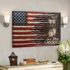 Bible Verse Wall Art Canvas - God Bless The Us Awesome Canvas - Ciaocustom
