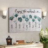 Bible Verse Wall Art Canvas - Butterfly - Enjoy The Moment Canvas - Ciaocustom