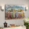 Bible Verse Wall Art Canvas - Bicycle - Today I Choose Joy Canvas - Ciaocustom