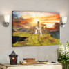 Bible Verse Canvas - Christian Canvas Wall Art - I Believe In God - Ciaocustom