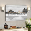 Bible Verse Canvas - Believe In Miracles Canvas - Scripture Canvas Wall Art - Ciaocustom