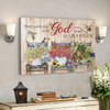 Bible Verse Canvas - Start Each Day With God Grace And Gratitude Canvas - Scripture Canvas Wall Art - Ciaocustom