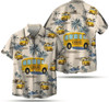 Bus Driver Hawaii shirt, Bus Hawaiian aloha shirt, Gift for Driver Dad, Grandpa