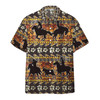 Men's 3D Team Roping Flower Hawaiian Pattern Custom Hawaii Shirt, cosplay Hawaiian Shirt