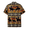 Men's 3D Team Roping Flower Hawaiian Pattern Custom Hawaii Shirt, cosplay Hawaiian Shirt