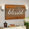 Bible Verse Canvas - Blessed Wall Art Canvas Print - Scripture Canvas Wall Art - Ciaocustom