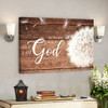 Bible Verse Canvas - Jesus Canvas Wall Art  Be Still & Know That I Am God Ciaocustom