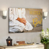 Bible Verse Canvas - Be Still & Know That I Am God - Scripture Canvas Wall Art - Ciaocustom