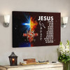 Bible Verse Canvas - Jesus My Lord My God My King My Everything Canvas Wall Art - Scripture Canvas Wall Art - Ciaocustom