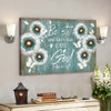 Dandelion And Butterflies - Be Still And Know That I Am God Canvas Wall Art - Bible Verse Canvas - Scripture Canvas Wall Art - Ciaocustom