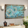 Dandelion - It Is Well With My Soul Canvas Wall Art - Bible Verse Canvas - Scripture Canvas Wall Art - Ciaocustom