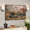 Turkey Canvas - Today I Choose Joy Canvas Wall Art - Bible Verse Canvas - Scripture Canvas Wall Art - Ciaocustom