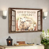 Give It To God And Go To Sleep 6 - Bible Verse Canvas - Scripture Canvas Wall Art - Ciaocustom
