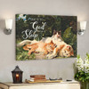 Give It To God And Go To Sleep 2 - Bible Verse Canvas - Scripture Canvas Wall Art - Ciaocustom