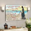 Jesus And The Sea - I Can Only Imagine - Bible Verse Canvas - Scripture Canvas Wall Art - Ciaocustom
