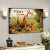 Chickens - Today I Choose Joy Canvas Wall Art - Bible Verse Canvas - Scripture Canvas Wall Art - Ciaocustom