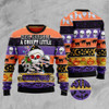 FUNSTUFFPRINT Skull Creepy Christmas Ugly Christmas Sweater, Christmas Sweater, Ugly Sweater, Funny Xmas Sweaters Ugly  Sweater