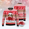 FUNSTUFFPRINT Sloth Chimney Ugly Christmas Sweater, Dog Ugly Christmas Sweater, Ugly Dog Sweaters Ugly  Sweater