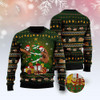 FUNSTUFFPRINT Sloth Christmas Tree Ugly Christmas Sweater, Xmas Tree Sweater, Christmas Sweater Ugly  Sweater