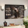 I Am The Daughter Of The King - Do Not Fear Because I Am His Canvas Wall Art - Bible Verse Canvas - Scripture Canvas Wall Art - Ciaocustom