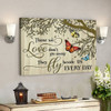 Canvas – Butterfly – Those We Love - Bible Verse Canvas - Scripture Canvas Wall Art - Ciaocustom