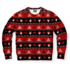 FUNSTUFFPRINT Uchiha Clan Pattern Ugly Christmas Sweater, Christmas Sweater, Ugly Sweater, Funny Xmas Sweaters Ugly  Sweater