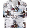 Bigfoots Are Ready Summer Hawaiian Shirt, Button Up Aloha Shirt For Men, Women