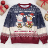 FUNSTUFFPRINT Custom The Vet Removed My Jingle Bells Ugly Sweater