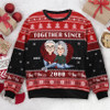 FUNSTUFFPRINT Custom Together Since New Version Ugly Sweater