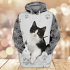 FUNSTUFFPRINT Tuxedo Cats Shirts Design 3D Hoodie and Zip Hoodie