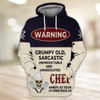 FUNSTUFFPRINT Chef 451  3D Hoodie and Zip Hoodie
