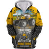 FUNSTUFFPRINT  Tractor - I Will Drive Tractors Here Or There I Will Drive Tractors Everywhere  3D Hoodie and Zip Hoodie