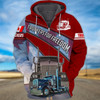 FUNSTUFFPRINT Trucker Canada  3D Hoodie and Zip Hoodie