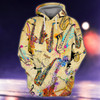 FUNSTUFFPRINT  Saxophone Is My Beautiful Life  3D Hoodie and Zip Hoodie