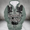 FUNSTUFFPRINT  Rock'n'Roll Forever  3D Hoodie and Zip Hoodie