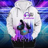 FUNSTUFFPRINT  Dj El Concentido  3D Hoodie and Zip Hoodie