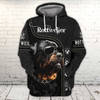 FUNSTUFFPRINT Full Print-N94- Rottweiler    3D Hoodie and Zip Hoodie