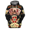 FUNSTUFFPRINT Poker Shirt For Him, Women Poker , Poker Gift For Dad   3D Hoodie and Zip Hoodie