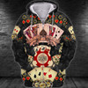 FUNSTUFFPRINT Poker Shirt For Him, Women Poker , Poker Gift For Dad   3D Hoodie and Zip Hoodie