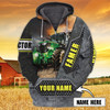 FUNSTUFFPRINT  Personalized Name - Farmer  3D Hoodie and Zip Hoodie