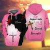FUNSTUFFPRINT Blue & Red Fire Trucker   3D Hoodie and Zip Hoodie