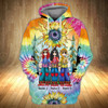 FUNSTUFFPRINT  Hippie - Personalized Name - Dah 40  3D Hoodie and Zip Hoodie