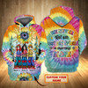 FUNSTUFFPRINT Blue & Red Fire Trucker   3D Hoodie and Zip Hoodie