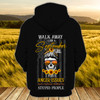 FUNSTUFFPRINT September Girl Skull - Personalized Name  3D Hoodie and Zip Hoodie