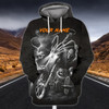 FUNSTUFFPRINT Custom Name-Hoodie Shirt-Biker-I can't go hell  3D Hoodie and Zip Hoodie