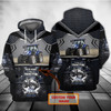 FUNSTUFFPRINT Im A Tractor - Personalized Name   3D Hoodie and Zip Hoodie