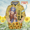 FUNSTUFFPRINT Custom Name-Hoodie-Hippie Soul  3D Hoodie and Zip Hoodie
