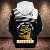FUNSTUFFPRINT Fishing And Beer - Personalized Name  3D Hoodie and Zip Hoodie
