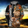FUNSTUFFPRINT Rabbit Hunting - Beagle - Personalized Name3D Hoodie and Zip Hoodie